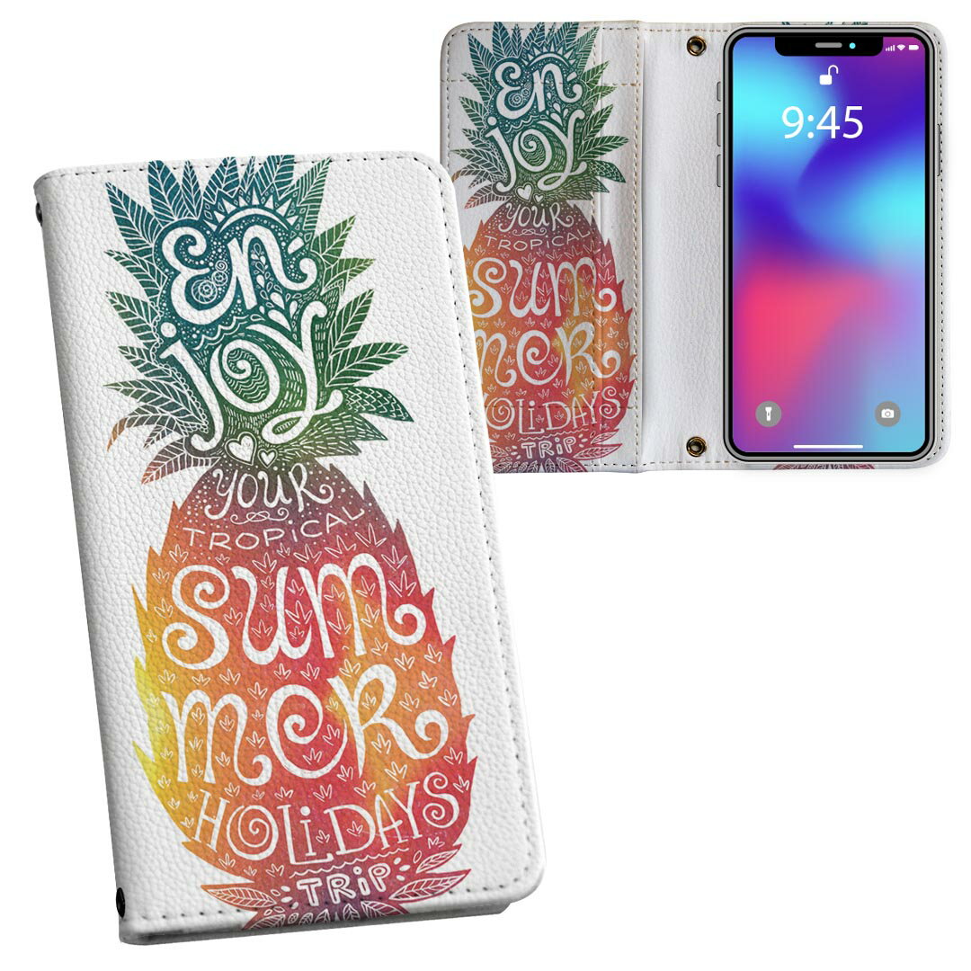 商品特徴・シームレスな両面フルデザイン、開いた時も内側のデザインが楽しめます・素材には高品質の人工革を貼った、しっかり厚みのあるタイプ・内側にはスマホを装着するケースが付属・機種専用のカメラホール仕様でケースを装着したままの撮影が可能・ワン...