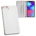 Galaxy A25 用 SC-53F / SCG33 共通対応 内側プリント ギャラクシーa25 5G 対応 ケース カバー 手帳型 マグネット式 ピタッと閉まる レザーケース カード収納 ポケット 019581 文字 t アルファベット(2)