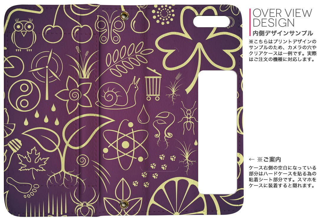 iPhone11 Pro 5.8インチ 専用 iphone11pro アイフォン softbank docomo au 両面プリント 裏表 内側 内面 スマホ カバー レザー ケース 手帳タイプ フリップ ダイアリー 二つ折り 革 フルデザイン 005841 クール 花　フラワー　イラスト