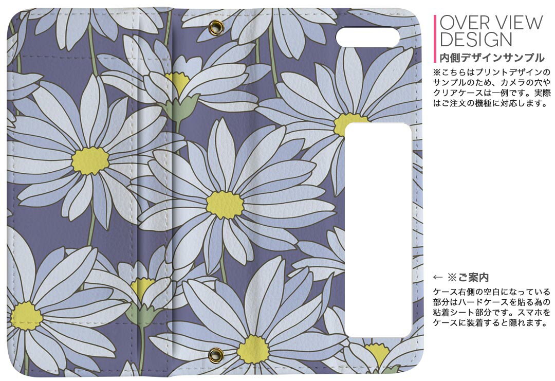 NOVA LITE huawei nova lite ファーウェイ simfree SIMフリー 両面プリント 裏表 内側 内面 スマホ カバー レザー ケース 手帳タイプ フリップ ダイアリー 二つ折り 革 フルデザイン 012147 花柄　花　青