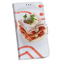 ミルフィーユ iPhone 7 plus/iPhone 8 plus/iPhone 6 plus/iPhone 6s plus スマホケース スマホカバー ケース カバー　手帳型 手帳タイプ 革 igcase 000193 写真・風景 ケーキ　いちご　ミルフィーユ