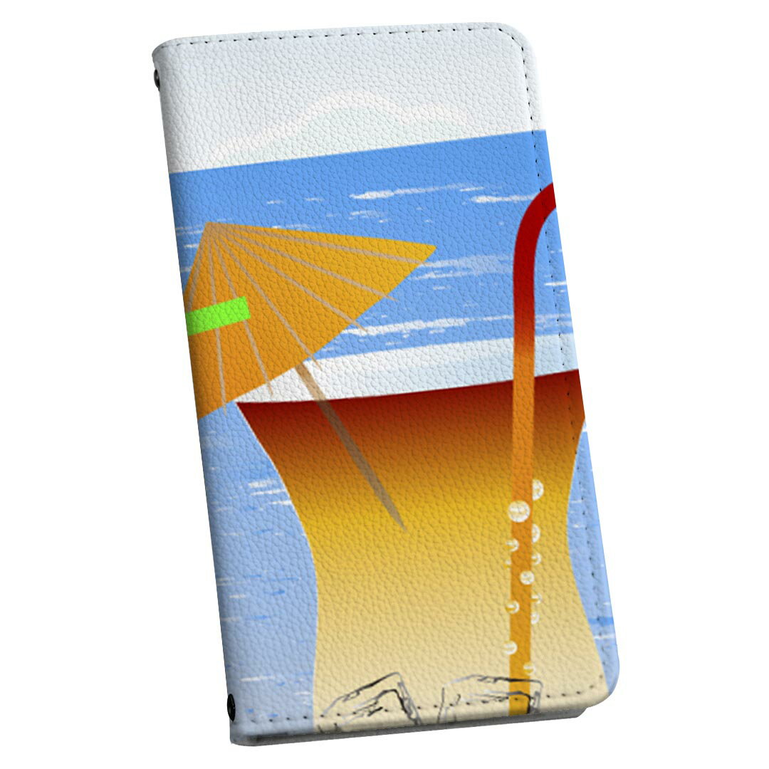 Rakuten - AQUOS Sense4 専用 ケース カバー SH-41A SH-RM15 SH-M15 A003SH 手帳 igcase スマコレ 手帳型 スマホケース スマホカバー 001404 その他 ジュース　海　ハート