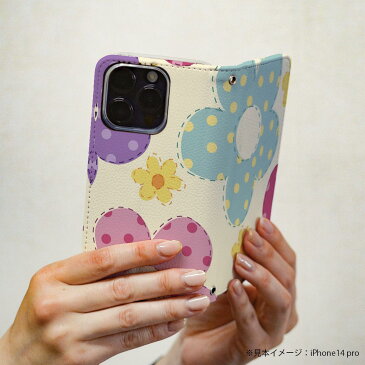 Galaxy A51 5G SC-54A 専用ケース カバー 手帳 SC54A docomo ドコモ スマコレ igcase 手帳型 レザー 手帳タイプ 革 スマホケース スマホカバー ギャラクシ 000673 フラワー 花 カラフル