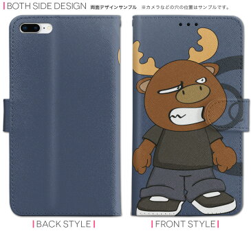 iPhone X iPhone 10 アイフォーン エックス テン スマホケース スマホカバー ケース カバー 手帳型 手帳タイプ 革 igcase 001151 アニマル トナカイ 動物
