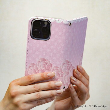 iphone Xs iPhone 10s アイフォーン エックスエス テンエス iphonexs softbank docomo au 手帳型 スマホ カバー 全機種対応 あり カバー レザー ケース 手帳タイプ フリップ ダイアリー 二つ折り 革 004930 薔薇 ピンク ガーリー