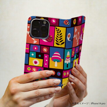 HTL21 HTC J butterfly エイチティーシー au エーユー 手帳型 スマホ カバー 全機種対応 あり カバー レザー ケース 手帳タイプ フリップ ダイアリー 二つ折り 革 008088 ハート カラフル 鳥 模様