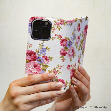 SCL23 GALAXY S5 ギャラクシー au エーユー 手帳型 スマホ カバー 全機種対応 あり カバー レザー ケース 手帳タイプ フリップ ダイアリー 二つ折り 革 008837 花　フラワー　ピンク　薔薇