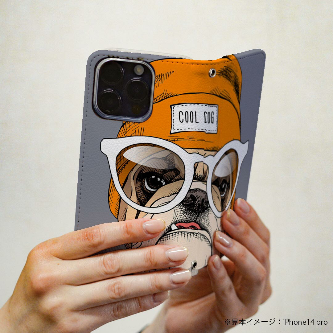 Pixel 4XL Google グーグル ピクセル4xl pixel4xl simfree simフリー 手帳型 スマホ カバー カバー レザー ケース 手帳タイプ フリップ ダイアリー 二つ折り 革 011757 犬　帽子　サングラス