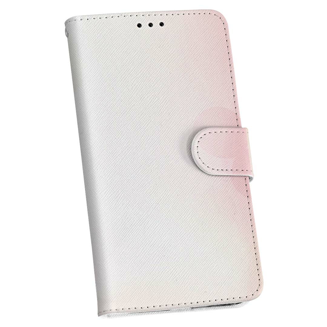 KYV37 Qua phone キュア フォン au エーユー 手帳型 スマホ カバー レザー ケース 手帳タイプ フリップ ダイアリー 二つ折り 革 クール しゃぼん玉　ピンク 002169