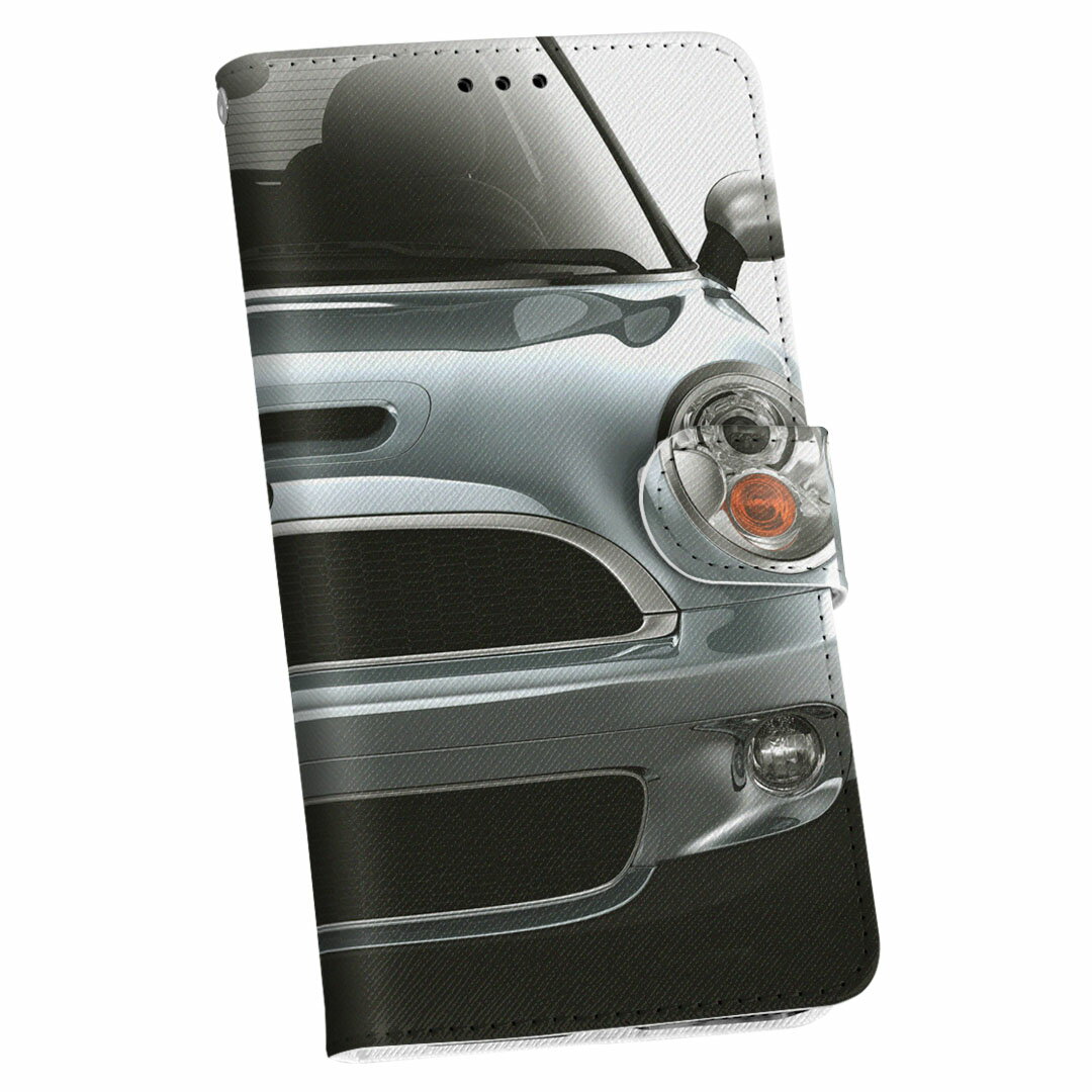 Xperia XZ Premium SO-04J エクスペリア XZ プレミアム so04j スマホケース スマホカバー ケース カバー　手帳型 手帳タイプ 革 igcase 002893 ユニーク 車　写真