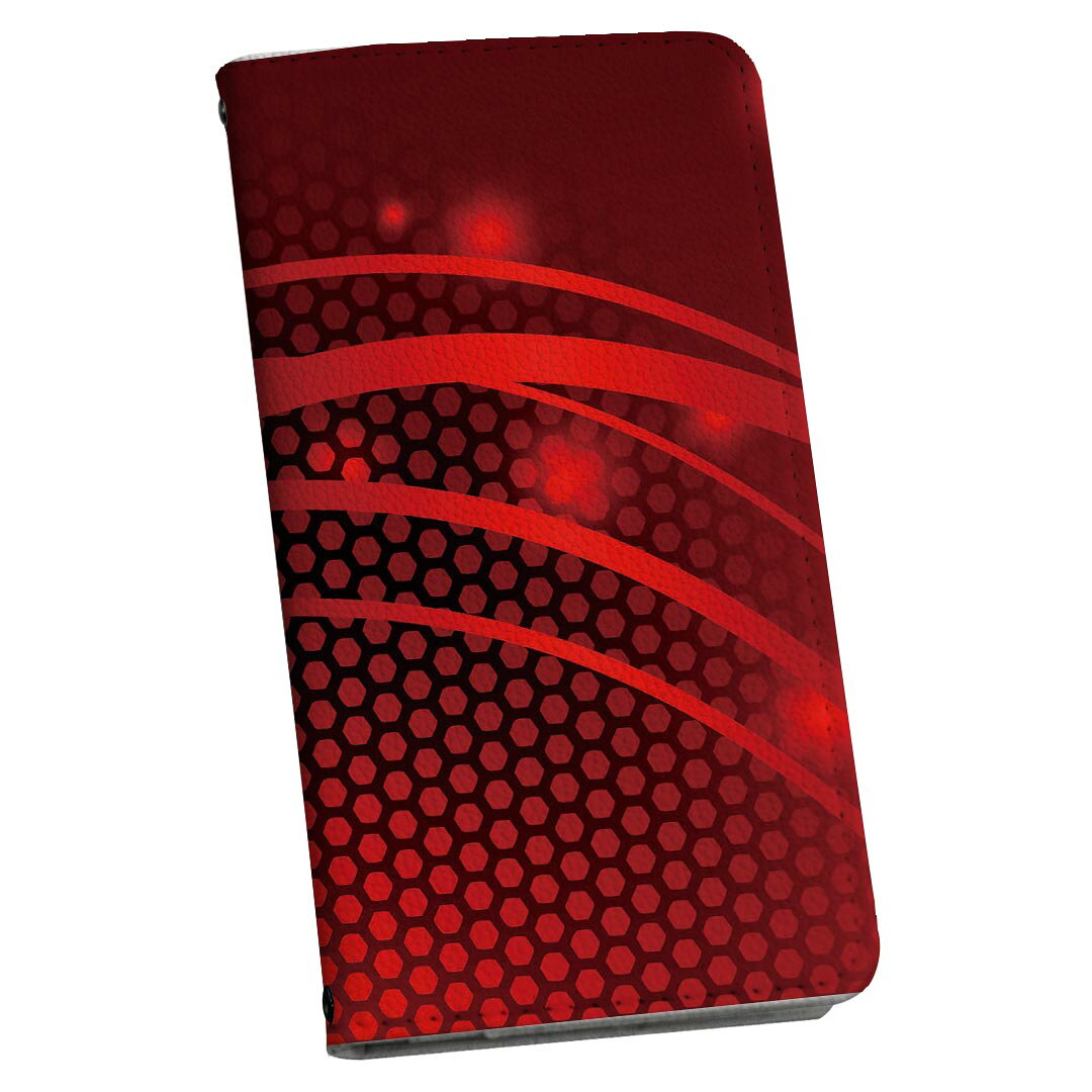 Mobile Phone Cases - iPod touch 7(2019)/6(2015) アイポッドタッチ 第7世代 第6世代 ケース カバー スマホケース スマホカバー 手帳型 手帳タイプ 革 igcase 002950 ユニーク 赤　シンプル