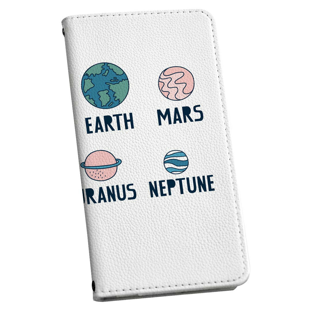 AQUOS Sense4 専用 ケース カバー SH-41A SH-RM15 SH-M15 A003SH 手帳 igcase スマコレ 手帳型 スマホケース スマホカバー 020085 宇宙 惑星 星