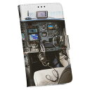 Galaxy Feel SC-04J ギャラクシー フィール sc04j スマホケース スマホカバー ケース カバー 手帳型 手帳タイプ 革 igcase 023140 飛行機 操縦席 写真