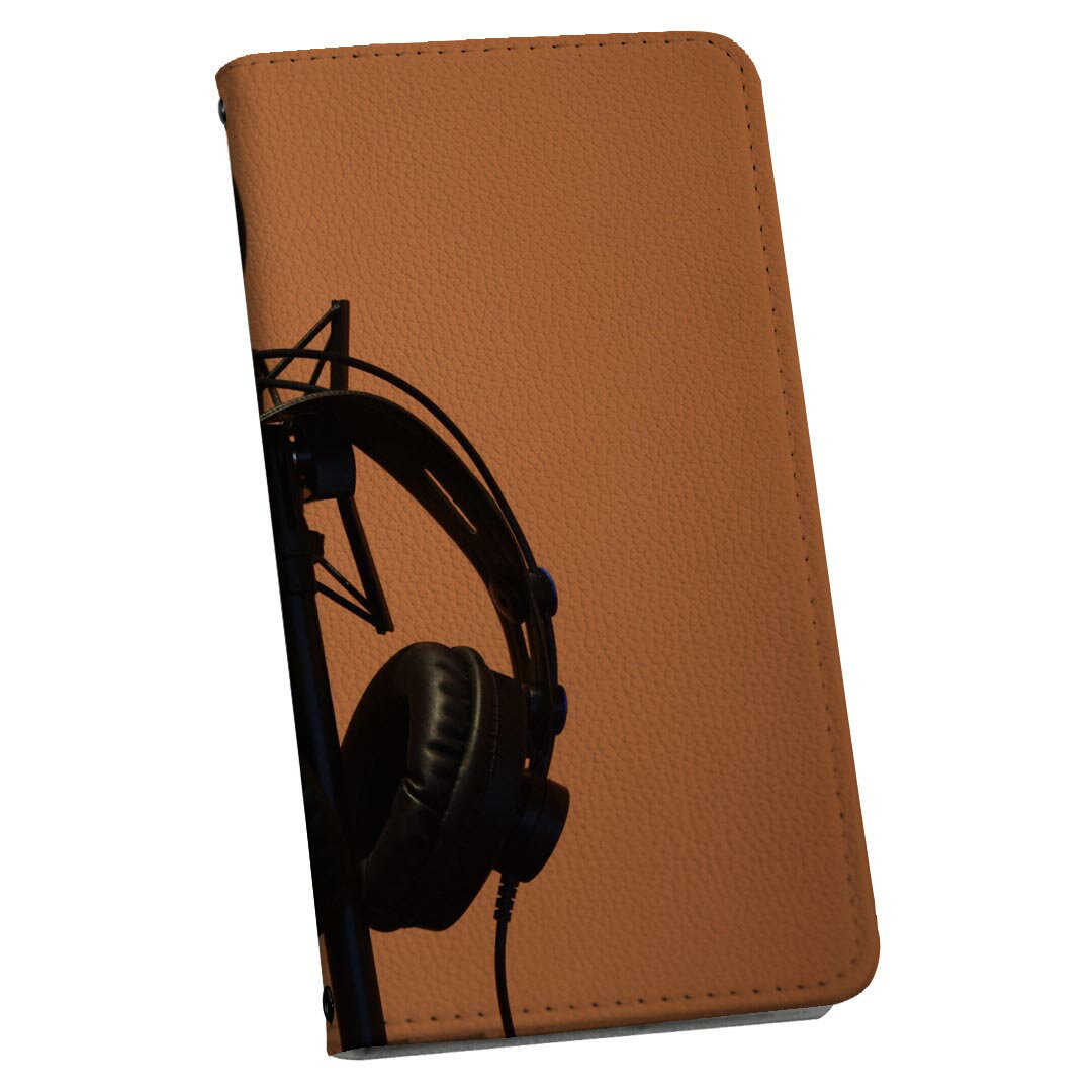 iPod touch 7(2019)/6(2015) アイポッドタッチ 第7世代 第6世代 ケース カバー スマホケース スマホカバー 手帳型 手帳タイプ 革 igcase 023565 音楽　マイク　イヤフォン