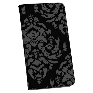SCV41 Galaxy S10 ギャラクシー エステン au エーユー scv41 手帳型 スマホ カバー カバー レザー ケース 手帳タイプ フリップ ダイアリー 二つ折り 革 004207 模様 エレガント 黒