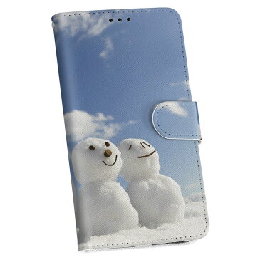 iPhone12 mini 5.4インチ 専用 ケース 手帳型ケース アイフォン12 mini 用カバー igcase 各キャリア対応 スマコレ 004505 写真・風景 スノーマン　冬　雪　写真