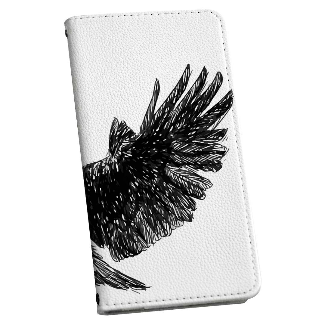 SH-04G AQUOS EVER アクオスフォン エバー sh04g docomo ドコモ 手帳型 スマホ カバー レザー ケース 手帳タイプ フリップ ダイアリー 二つ折り 革 009728 鳥　和風　和柄