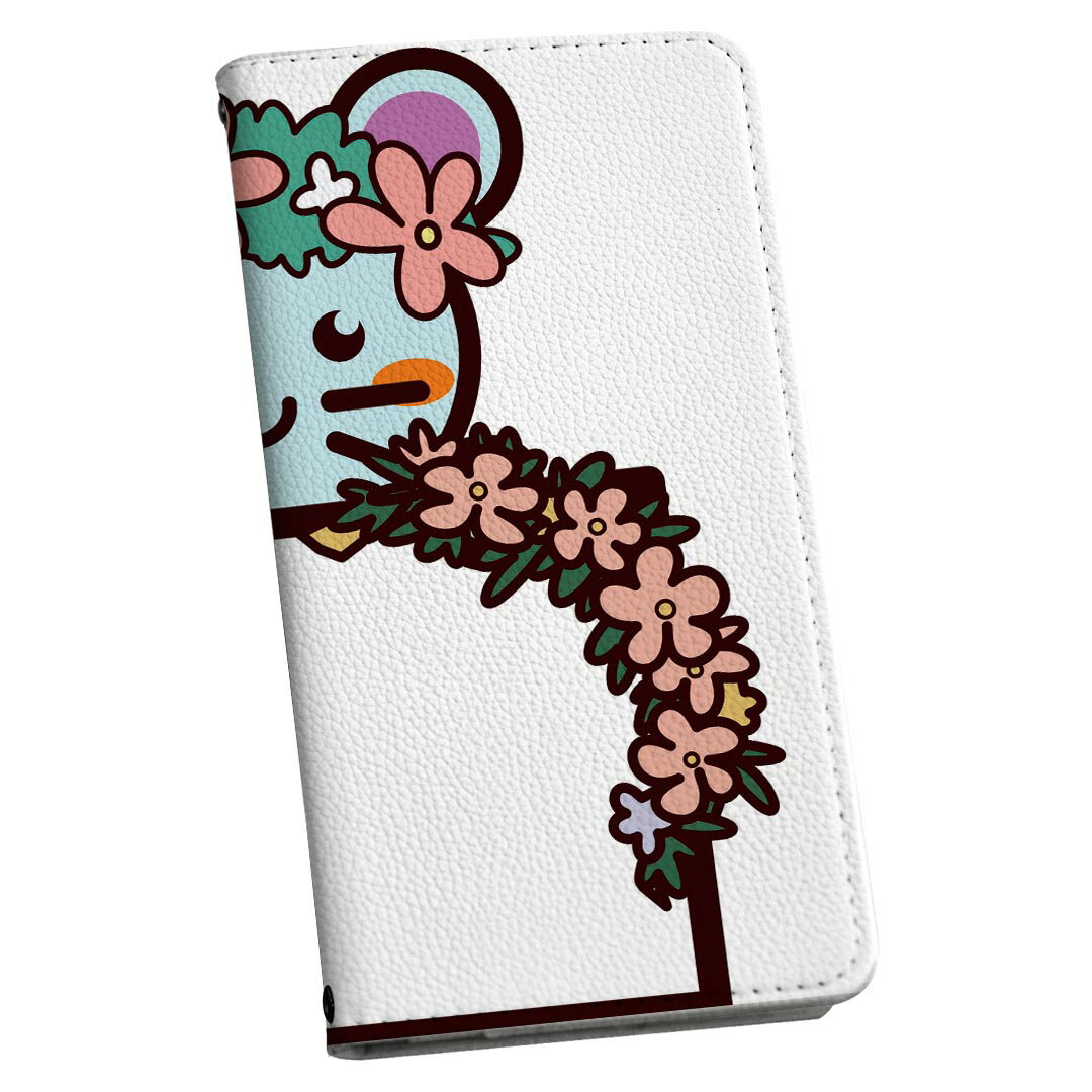 L-01J V20 PRO l01j docomo ドコモ 手帳型 スマホ カバー カバー レザー ケース 手帳タイプ フリップ ダイアリー 二つ折り 革 009880 動物 フラワー ネズミ
