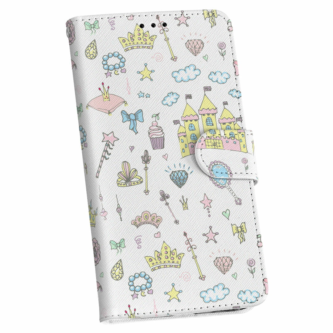 iPod touch 7(2019)/6(2015) アイポッドタッチ 第7世代 第6世代 ケース カバー スマホケース スマホカバー 手帳型 手帳タイプ 革 igcase 010572 リボン　おしゃれ　お城