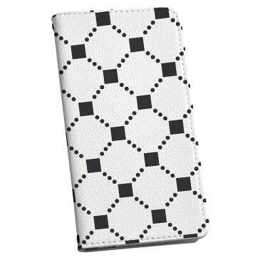 iPhone12 mini 5.4インチ 専用 ケース 手帳型ケース アイフォン12 mini 用カバー igcase 各キャリア対応 スマコレ 012018 モノトーン 模様 四角