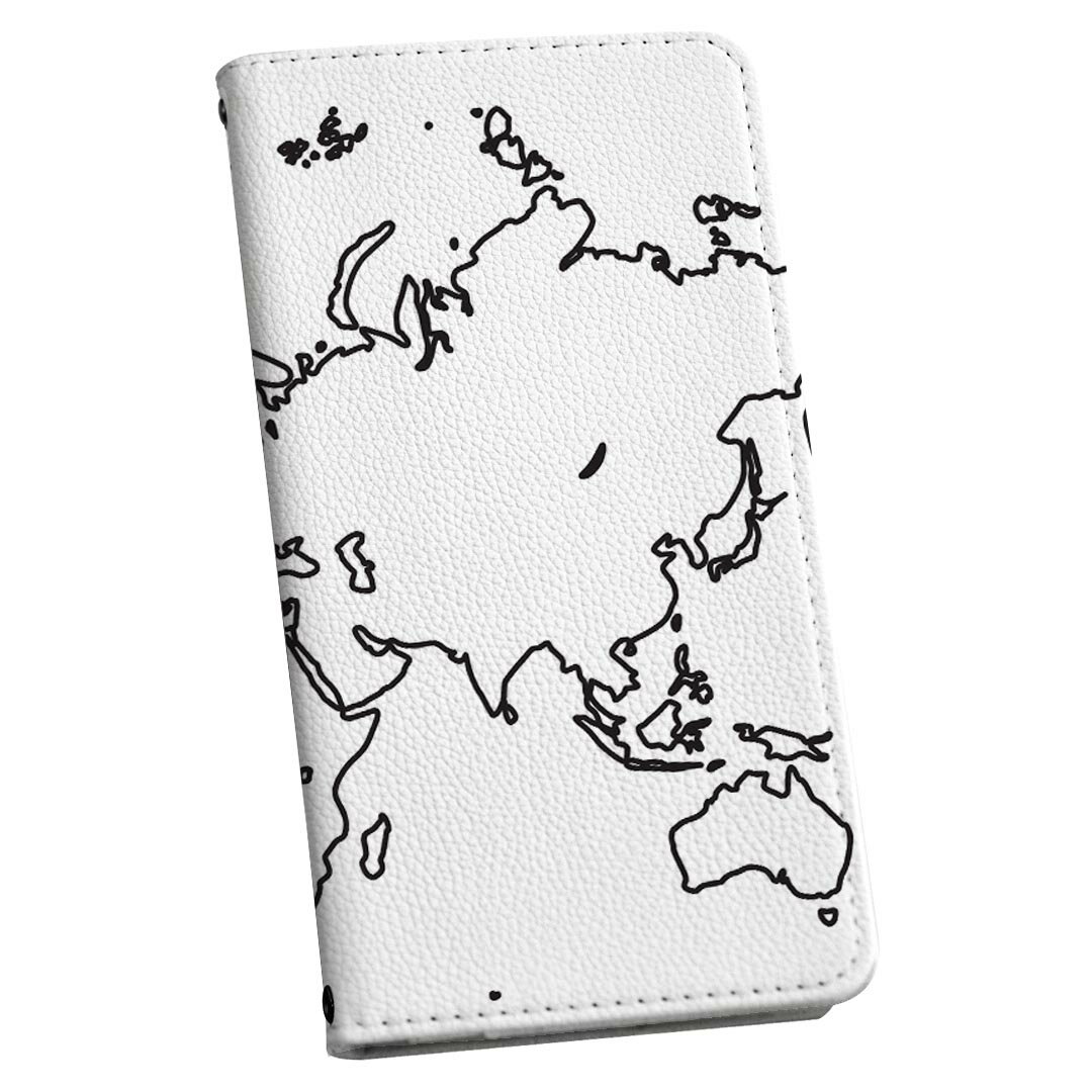 Mobile Phone - iPhone13 mini 5.4インチ 専用 ケース 手帳型ケース アイフォン13 mini 用カバー igcase 各キャリア対応 スマコレ 016160 地図　世界地図