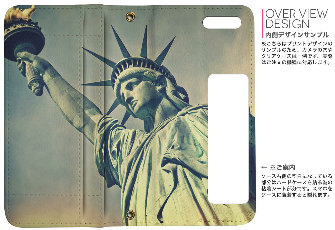 Pixel 3XL Google pixel3xl グーグル ピクセル3XL simfree SIMフリー 手帳型 両面プリント 裏表 内側 内面 スマホ カバー レザー ケース 手帳タイプ フリップ ダイアリー 二つ折り 革 フルデザイン 012936 自由の女神　写真　ニューヨーク