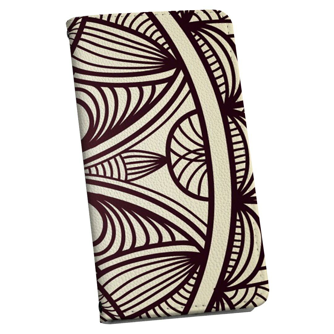 SH-01L AQUOS sense2 アクオス センスツー ストラップ付き sh01l ケース ショルダー スマホ 落下防止 手帳型 マグネット式 ピタッと閉まる スマホカバー 肩掛け 斜めかけ 000401 ペイズリー　ダマスク　花