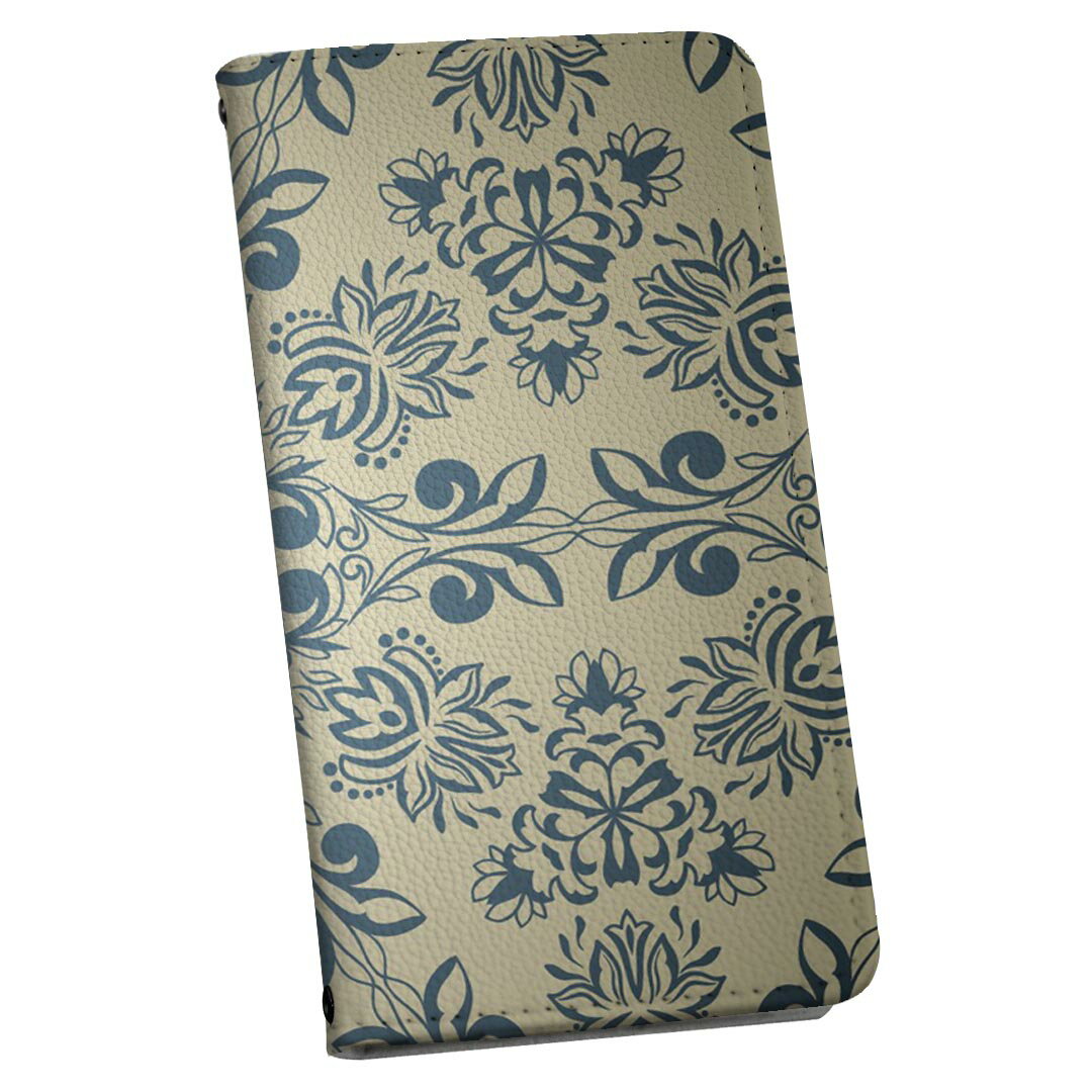 iPhone15promax 6.7インチ 専用 各キャリア iPhone15 Pro Max プロマックス 共通対応 ケース ショルダー スマホ 落下防止 手帳型 マグネット式 ピタッと閉まる スマホカバー 肩掛け 斜めかけ 000414 ペイズリー　ダマスク　花