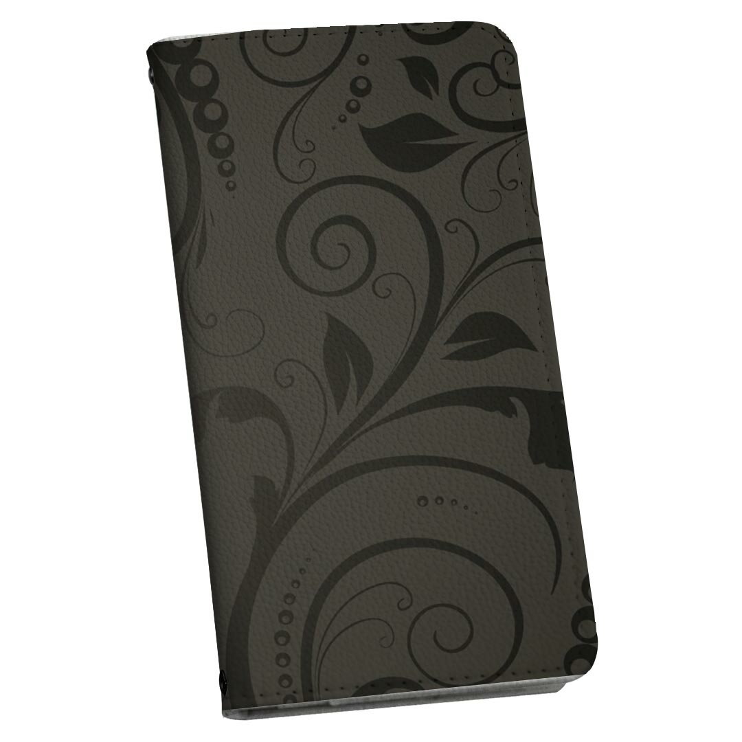 Xperia 10 VII 用 SO-52F / SOG16 / XQ-FE44 共通対応 手帳型ケース ストラップ付き ショルダー スマホ 落下防止 手帳型 マグネット式 ピタッと閉まる スマホカバー 肩掛け 斜めかけ 000416 ペイズリー　ダマスク　花