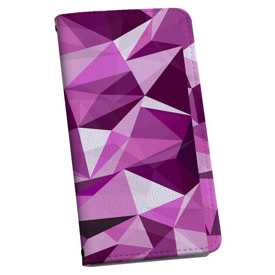 L-01K V30+ LG 専用 ケース カバー 手帳型 マグネット式 ピタッと閉まる レザーケース l01k カード収納 ポケット igcase 000466 氷　紫