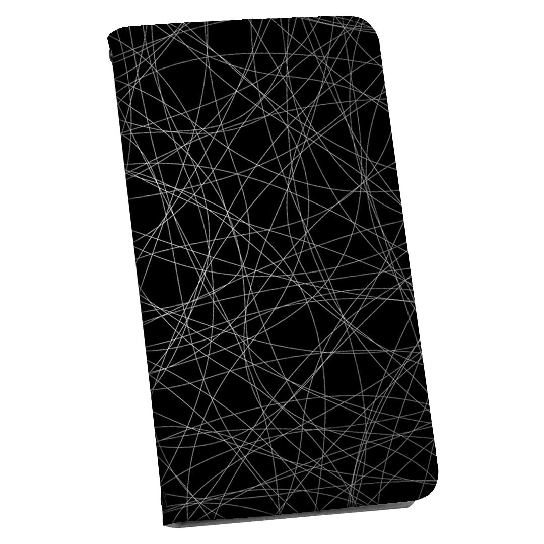 Rakuten - AQUOS sense3 用 スマホカバー SH-02M / SHV45 / SH-M12 共通対応 ケース カバー 手帳型 マグネット式 ピタッと閉まる レザーケース カード収納 ポケット 000517 黒　模様