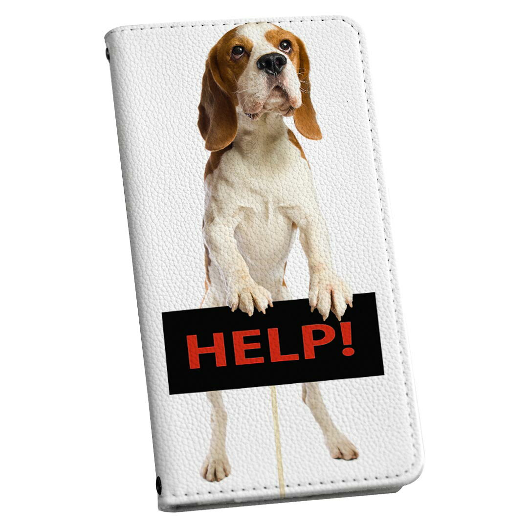 Galaxy A25 用 SC-53F / SCG33 共通対応 ケース カバー 手帳型 マグネット式 ピタッと閉まる レザーケース ギャラクシーa25 5G カード収納 ポケット igcase 001147 犬　ビーグル(2.0)