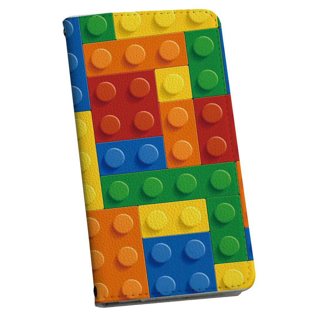 iPhone11 6.1インチ 専用 ケース カバー 手帳型 マグネット式 ピタッと閉まる レザーケース sc02k カード収納 ポケット igcase 001168 ブロック　カラフル