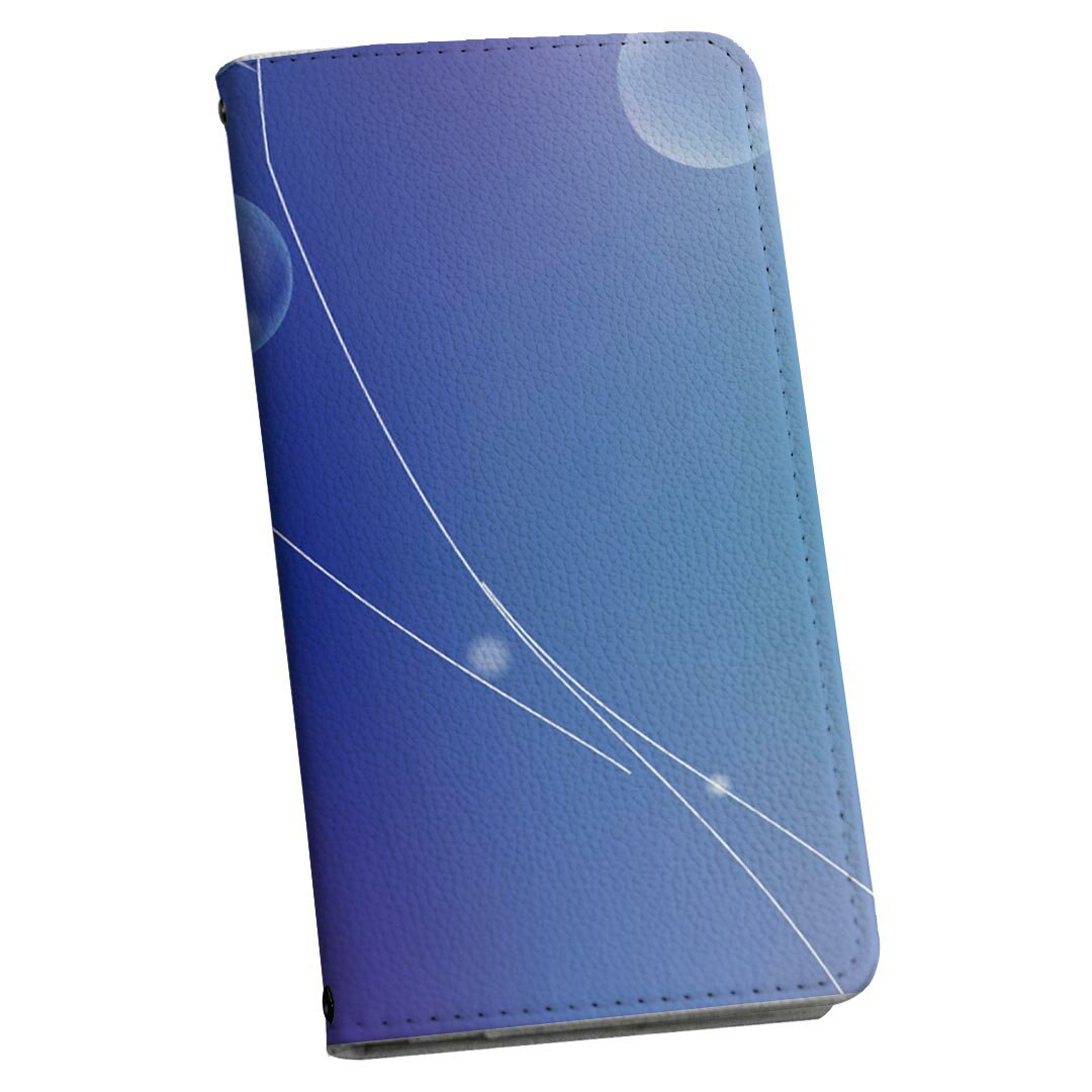 AQUOS sense7 SH-53C SHG10 専用 ケース カバー 手帳型 マグネット式 ピタッと閉まる レザーケース sh53c カード収納 ポケット igcase 001741 水玉