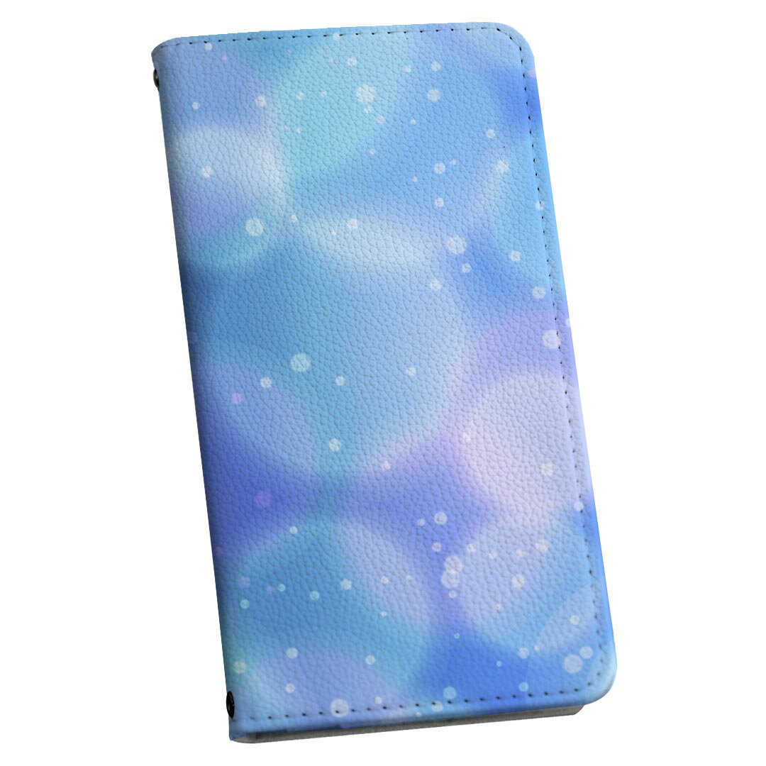 Google Pixel 8a 用 手帳型 ケース カバー ピクセル8a pixel8a 対応 ケース カバー 手帳型 マグネット式 ピタッと閉まる レザーケース カード収納 ポケット igcase 001860 しゃぼん玉　シンプル　青