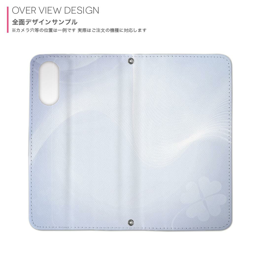 スマコレのGalaxy A32 SCG08 専用 ケース カバー 手帳型 scg08 マグネット式 ピタッと閉まる レザーケース カード収納 ポケット igcase 001724 クローバー｜アングル2