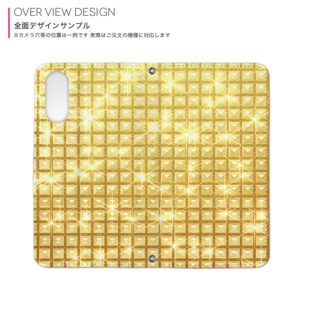 Galaxy S24 用 手帳型 ケース カバー SC-51E / SCG25 / SM-S921 共通対応 ケース カバー 手帳型 マグネット式 ピタッと閉まる レザーケース カード収納 ポケット 002458 ゴールド　シンプル