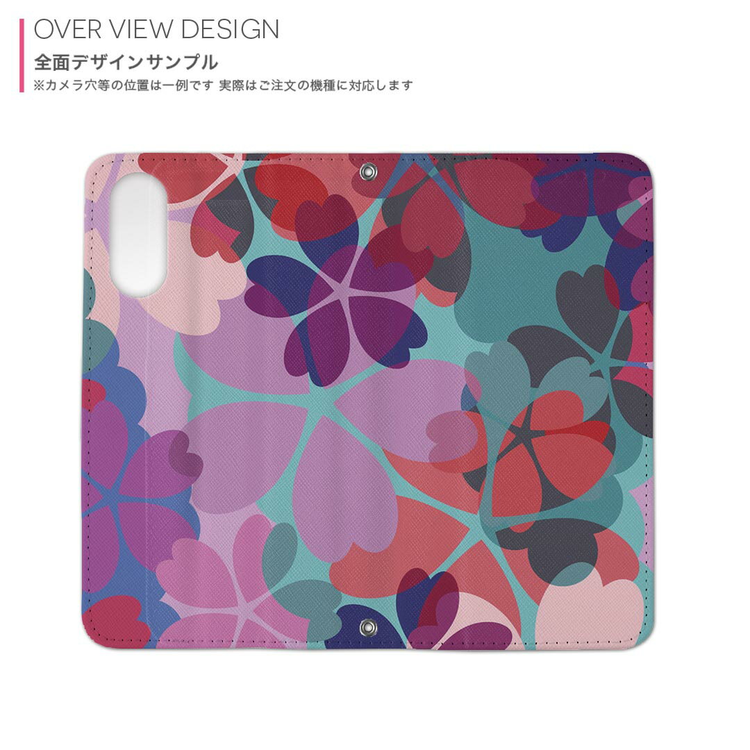 iphone7 iphone 7 softbank ソフトバンク 両面プリント 裏表 内側 内面 スマホ カバー レザー ケース 手帳タイプ フリップ ダイアリー 二つ折り 革 フルデザイン 002471 花　フラワー　ピンク
