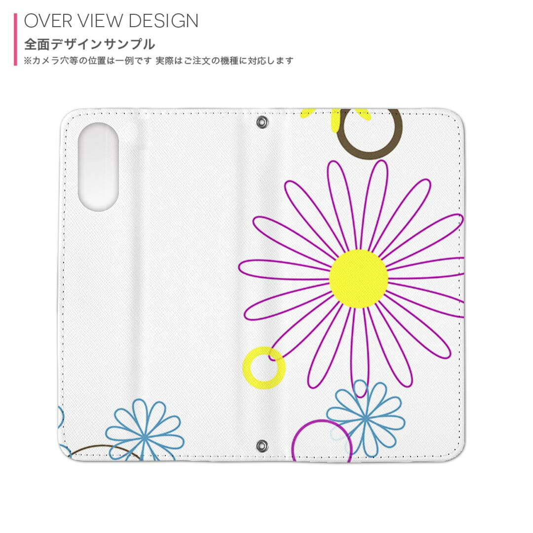 iPhone14plus 6.7 インチ 専用 各キャリア iPhone14 plus プラス 専用 ケース カバー 手帳型 マグネット式 ピタッと閉まる レザーケース カード収納 ポケット igcase 002782 花　　カラフル 2