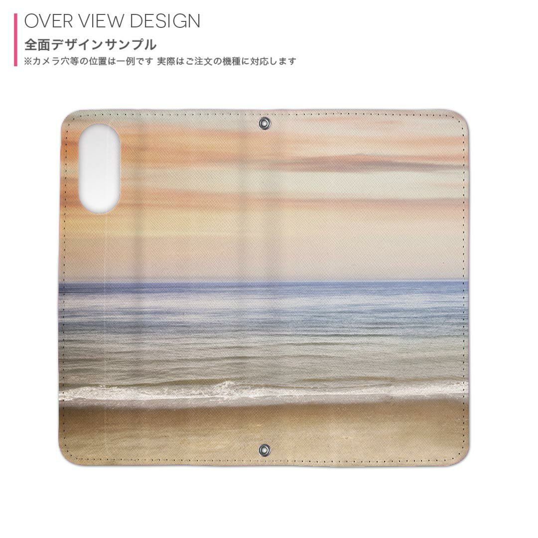 iPhone 17 用 手帳型ケース ガラスフィルム 2枚 セット 各キャリア 共通対応 手帳型ケース カバー マグネット式 ピタッと閉まる レザーケース カード収納 ポケット igcase 022955 夕日　海　景色