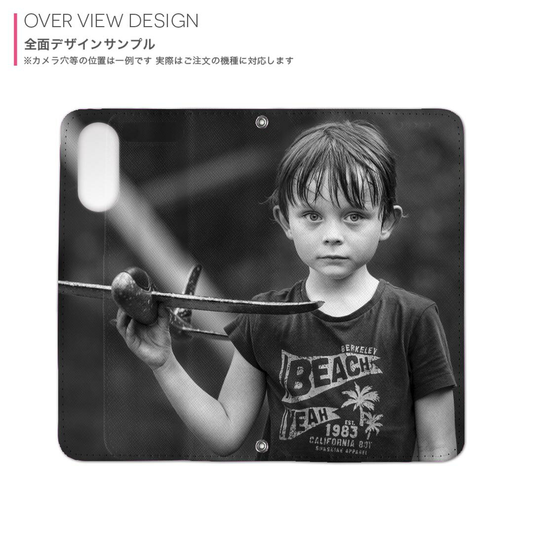 nubia S 5G A403ZT ケース カバー 手帳型 マグネット式 ピタッと閉まる レザーケース a403zt ワイモバイル カード収納 ポケット igcase 023014 人物　子供　写真