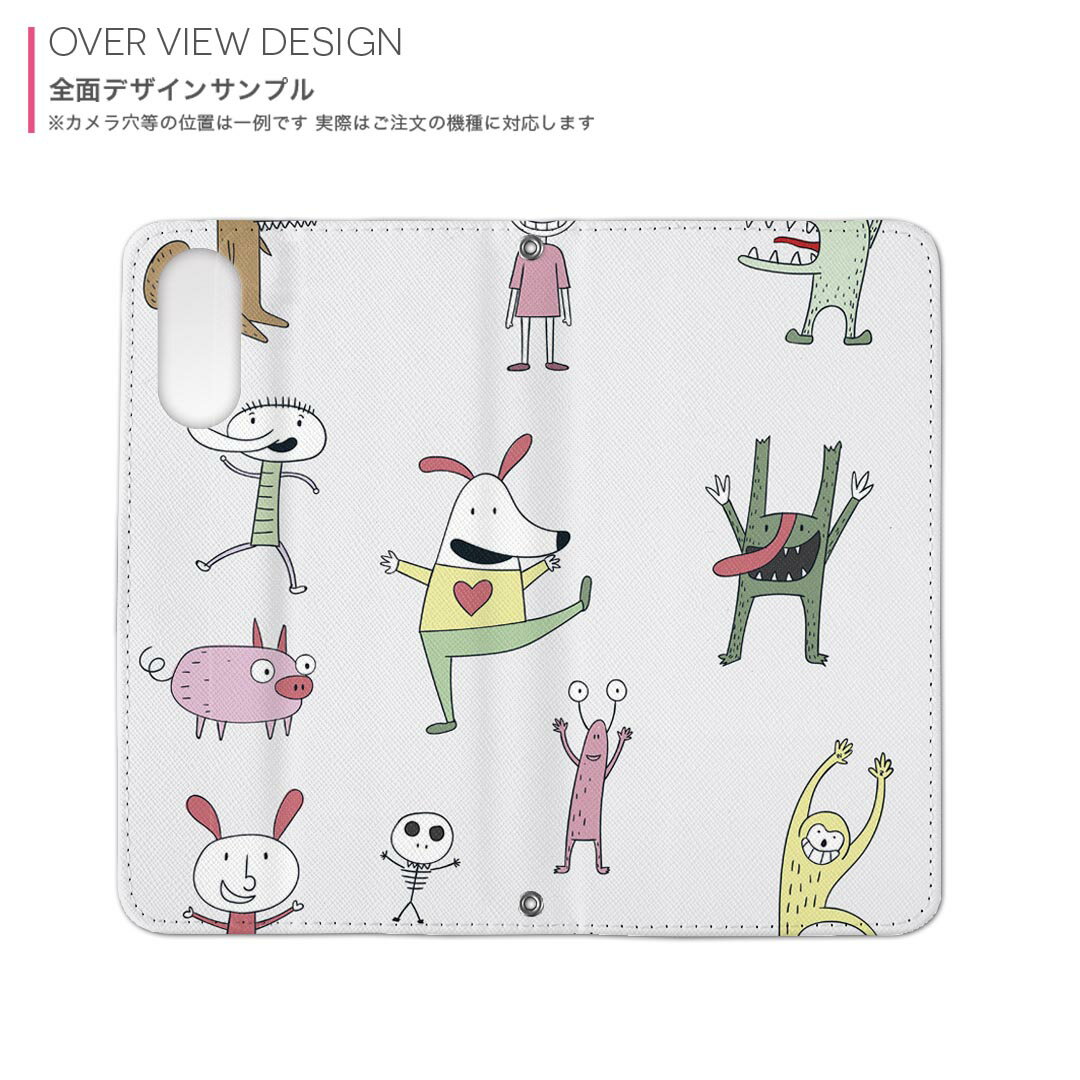 iPhone16 6.1インチ 専用 各キャリア iPhone 16 共通対応 両面プリント カバー iphone16 対応 手帳型 マグネット式 ピタッと閉まる レザーケース カード収納 ポケット 026225 動物　犬　人　妖怪
