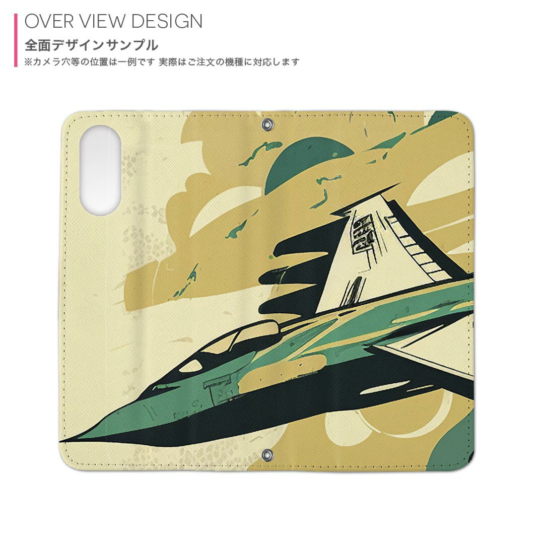 BASIO active3 KYG04 ベイシオ アクティブ3 用 内側プリント kyg04 対応 ケース カバー 手帳型 マグネット式 ピタッと閉まる レザーケース カード収納 ポケット 033538 飛行機