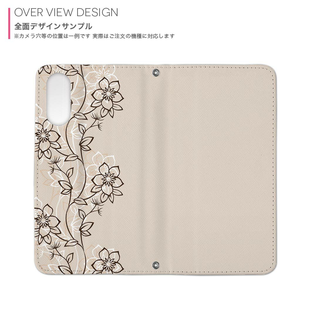 iPhone16pro 6.3インチ 専用 各キャリア iPhone 16 pro 共通対応 用 内側プリント ケース カバー 手帳型 マグネット式 ピタッと閉まる レザーケース カード収納 ポケット 005482 花