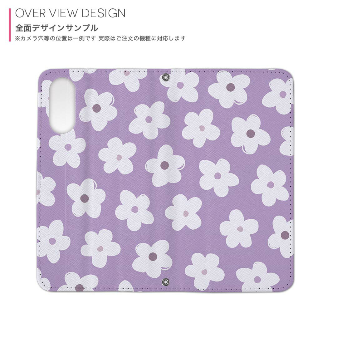 arrows N F-51C 用 内側プリント 手帳カバー f51c 対応 ケース カバー 手帳型 マグネット式 ピタッと閉まる レザーケース カード収納 ポケット 050434