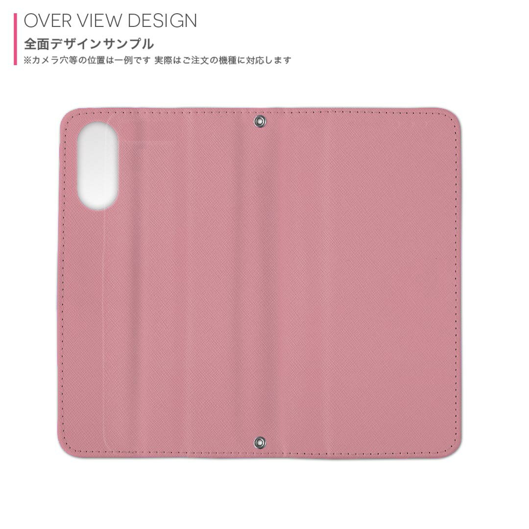 iPhone16 6.1インチ 専用 各キャリア iPhone 16 共通対応 両面プリント カバー iphone16 対応 手帳型 マグネット式 ピタッと閉まる レザーケース カード収納 ポケット 009009 シンプル　無地　ピンク