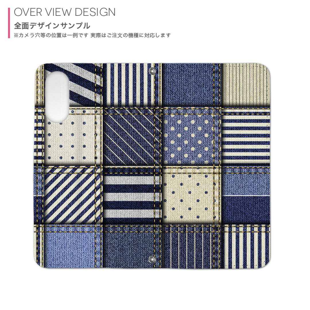 iPhone16plus 6.7インチ 専用 各キャリア iPhone 16 plus 共通対応 内側プリント iphone16plus 対応 ケース カバー 手帳型 マグネット式 ピタッと閉まる レザーケース カード収納 ポケット 010171 水玉　ボーダー　青