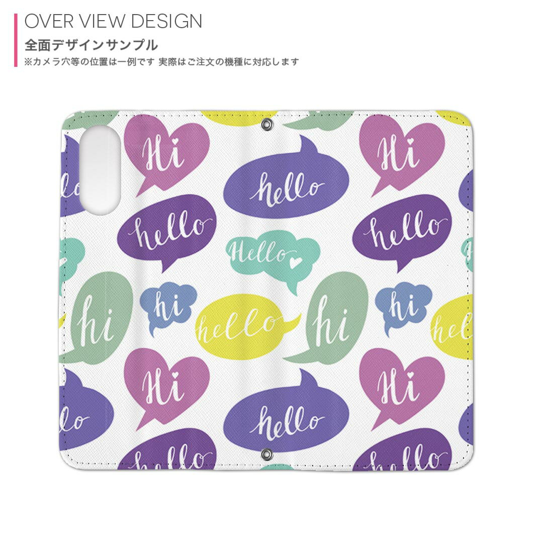 iPhone 16pro 用 6.3インチ 手帳型ケース ガラスフィルム 2枚 セット 各キャリア 共通対応 手帳型ケース カバー マグネット式 ピタッと閉まる レザーケース カード収納 ポケット igcase 011395 英語　あいさつ　パステル