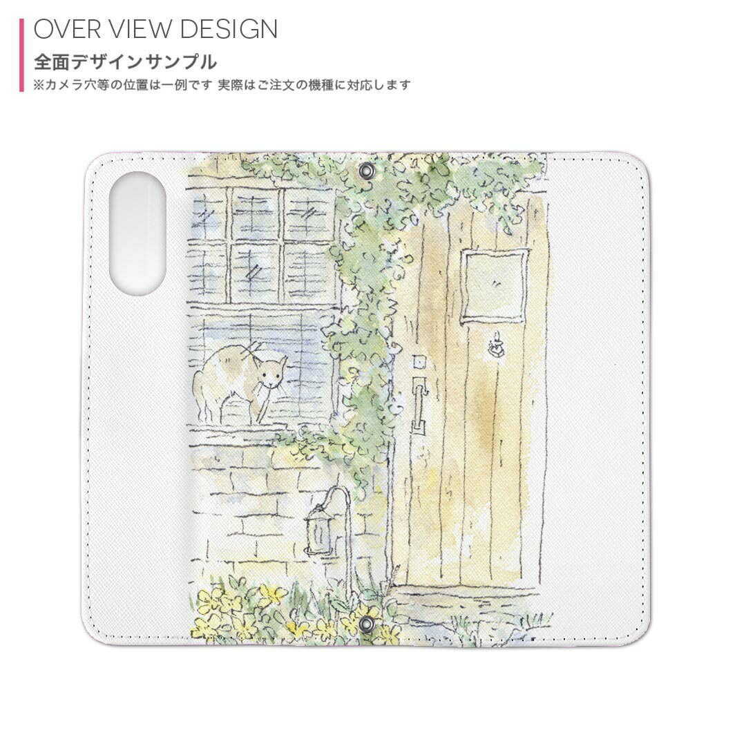 iPhone 16pro 用 6.3インチ 手帳型ケース ガラスフィルム 2枚 セット 各キャリア 共通対応 手帳型ケース カバー マグネット式 ピタッと閉まる レザーケース カード収納 ポケット igcase 014739 猫　イラスト　動物