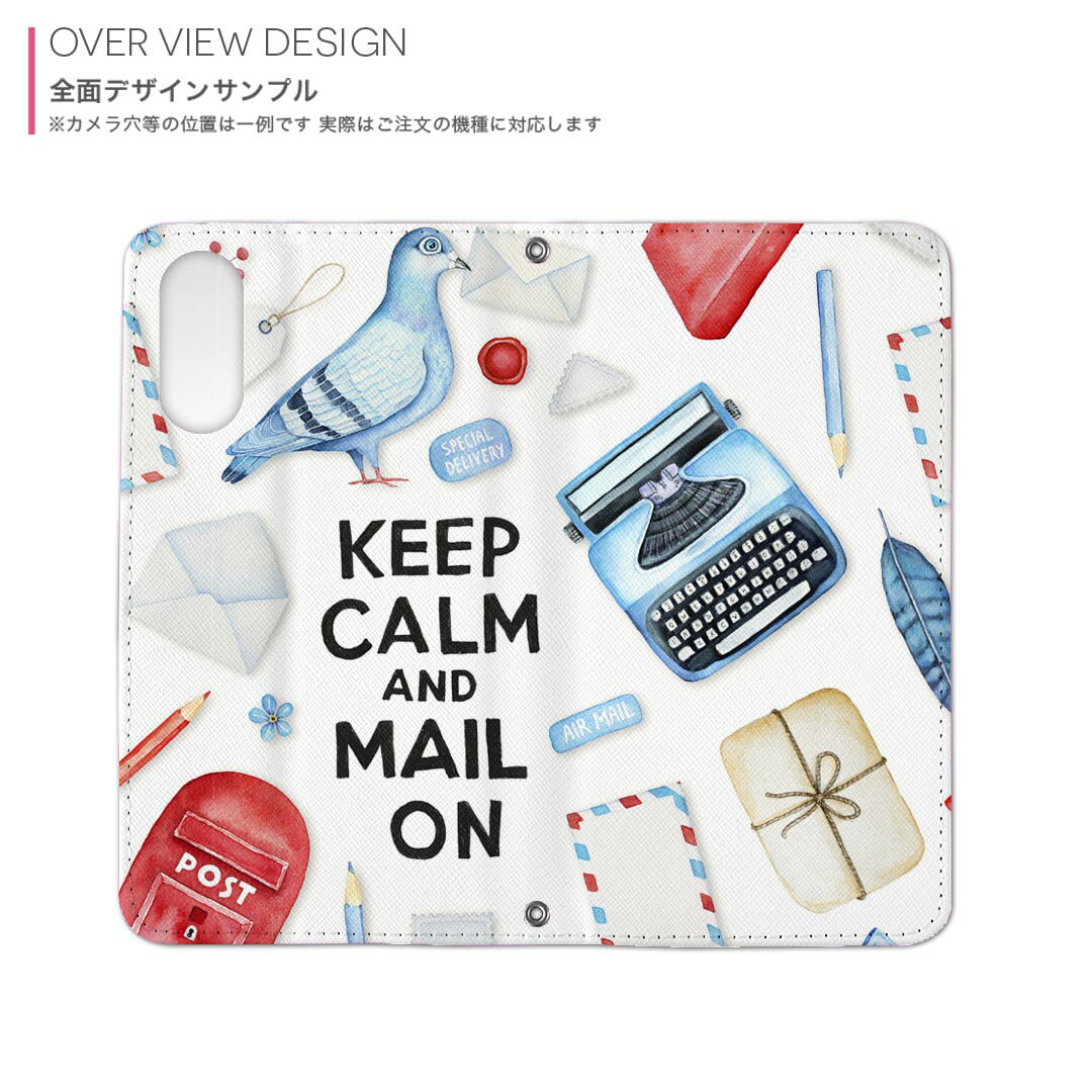 LG style2 L-01L エルジー スタイル ツー l01l専用 ケース カバー 手帳型 マグネット式 ピタッと閉まる レザーケース カード収納 ポケット igcase 016037 手紙　ポスト　鳩